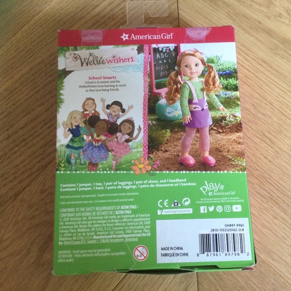 American Girl WellieWishers Smart as a Fox School Outfit for 14.5" Dolls - Picture 8 of 8